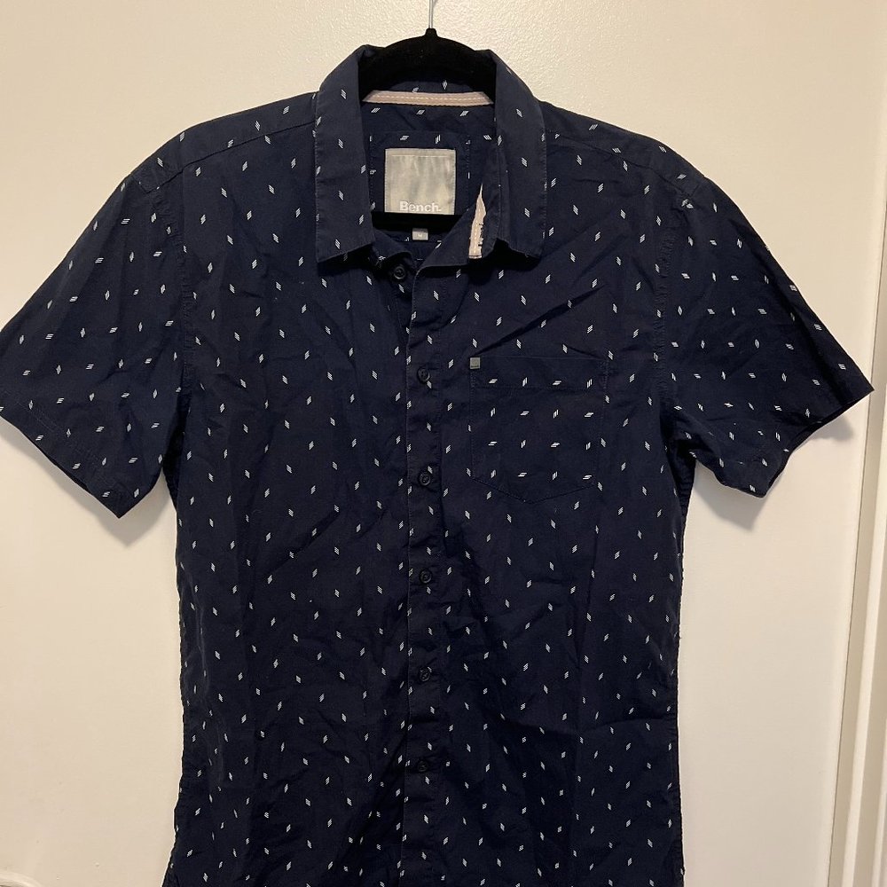 Men's Designer Bench Short Sleeve Button Down